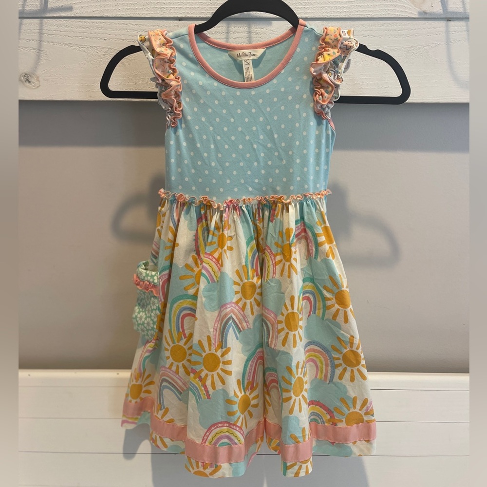 Matilda Jane - Dream Chasers - Rainbow Way Dress - Size 6